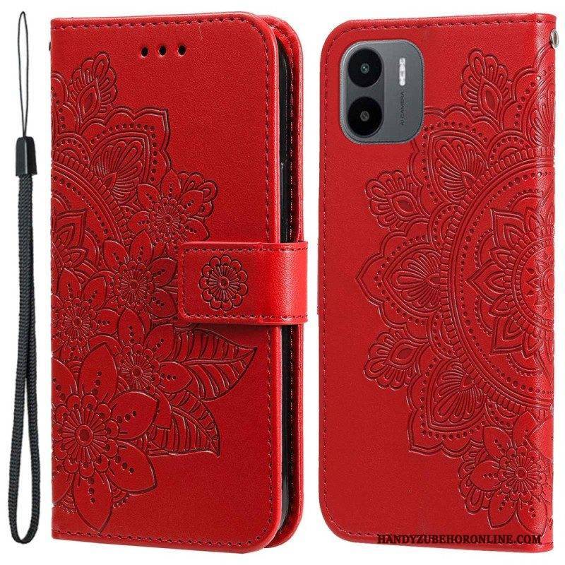 Lederhüllen Für Xiaomi Redmi A1 Blumen-mandala
