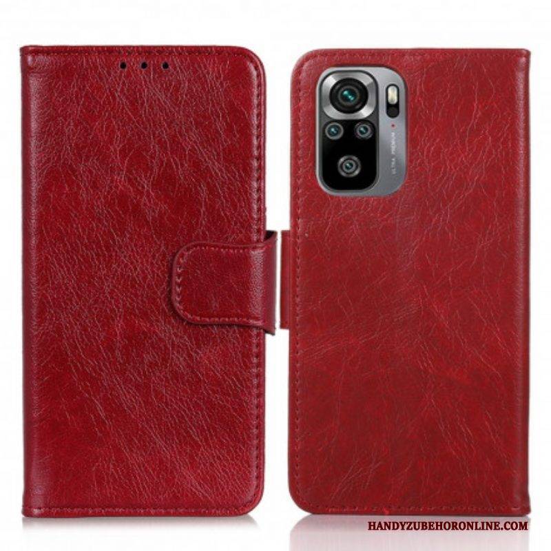 Lederhüllen Für Xiaomi Redmi Note 10 / 10S Gespaltenes Nappaleder