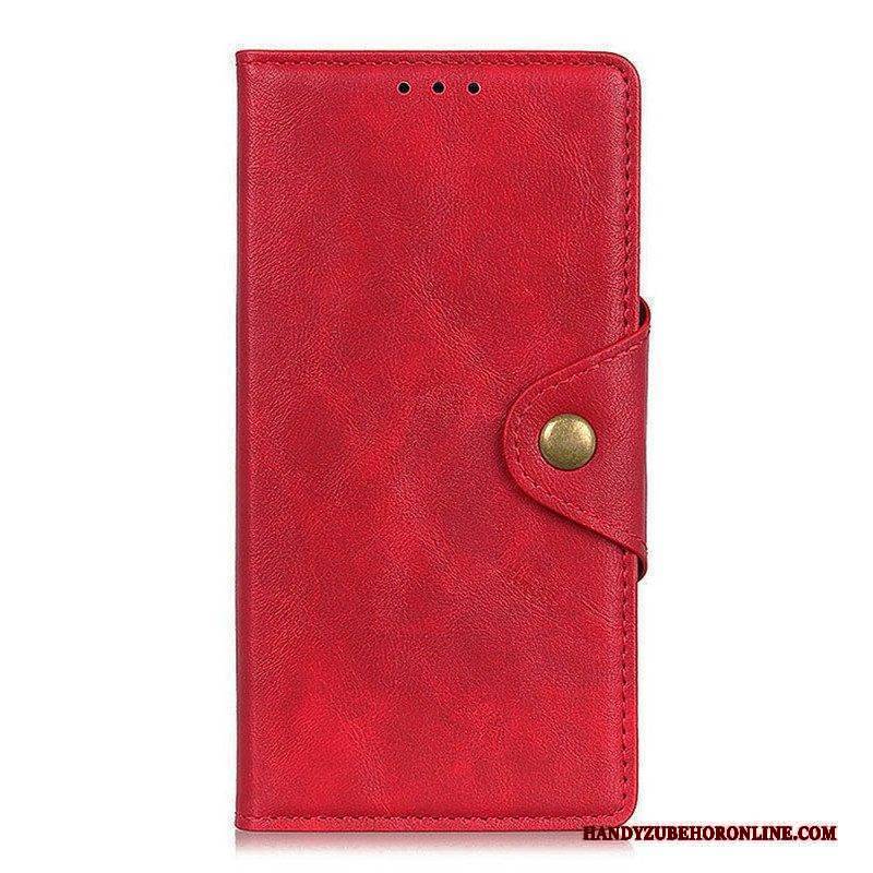 Lederhüllen Für Xiaomi Redmi Note 11 Pro / 11 Pro 5G Knopf Aus Kunstleder