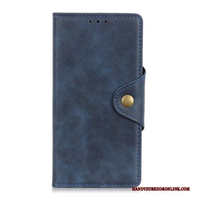 Lederhüllen Für Xiaomi Redmi Note 11 Pro / 11 Pro 5G Knopf Aus Kunstleder
