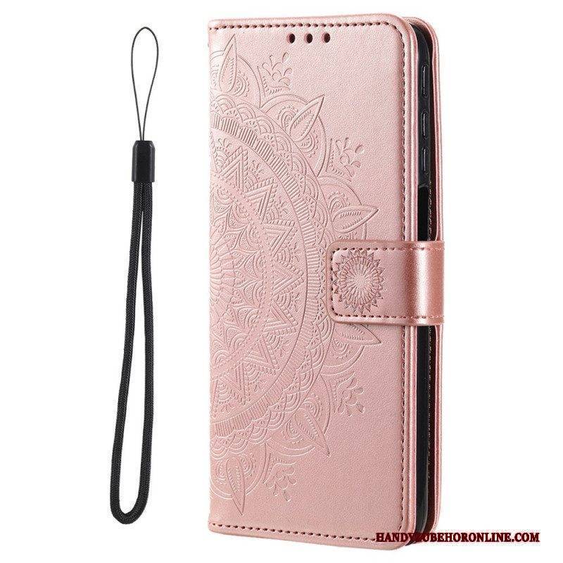 Lederhüllen Für Xiaomi Redmi Note 11 Pro / 11 Pro 5G Sonnenmandala