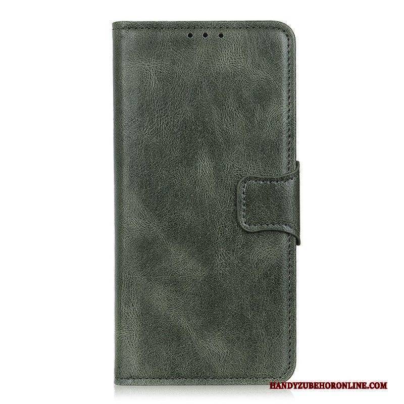 Lederhüllen Für Xiaomi Redmi Note 11 Pro / 11 Pro 5G Wendeverschluss In Lederoptik