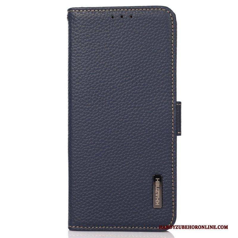 Lederhüllen Für Xiaomi Redmi Note 12 4G Lychee-leder Khazneh Rfid