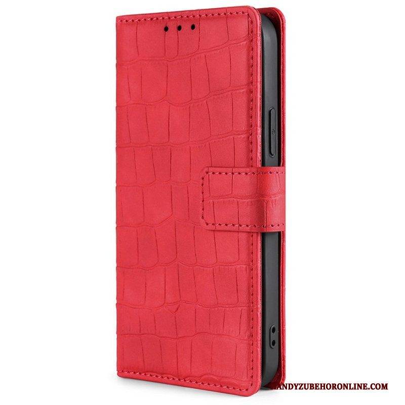 Lederhüllen Für Xiaomi Redmi Note 12 Pro Plus Krokodil