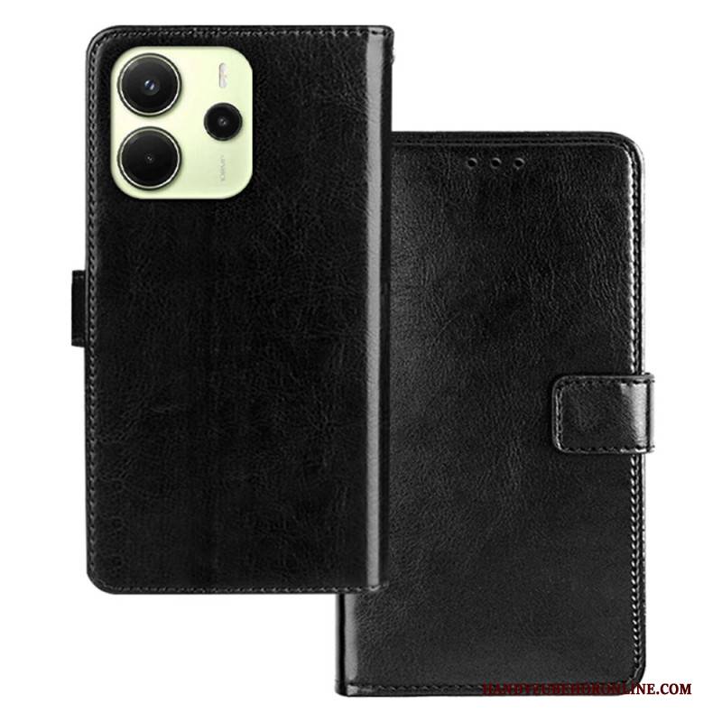 Lederhüllen Für Xiaomi Redmi Note 14 4g Kunstleder Idewei