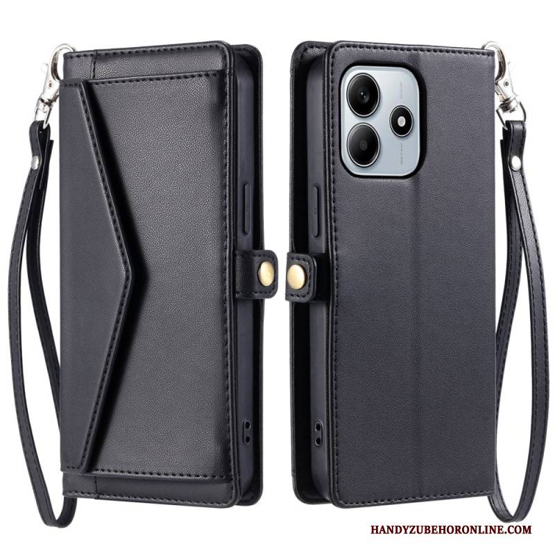 Lederhüllen Für Xiaomi Redmi Note 14 4g Tragebandtasche