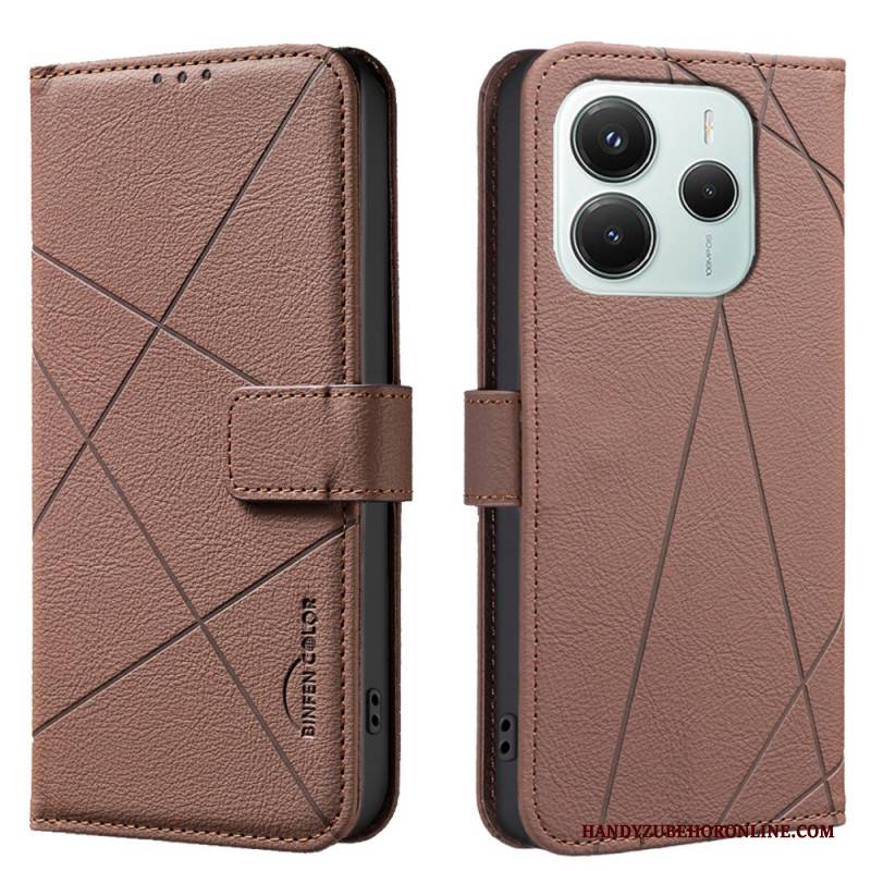 Lederhüllen Für Xiaomi Redmi Note 14 5g Binfen Color Linien