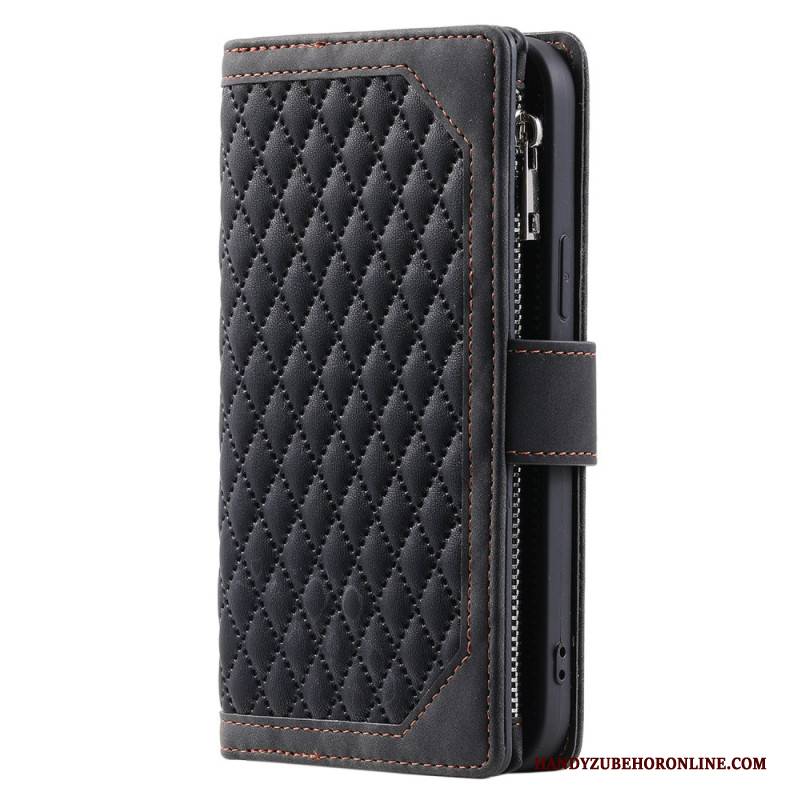 Lederhüllen Für Xiaomi Redmi Note 14 5g Gesteppte Geldbörse