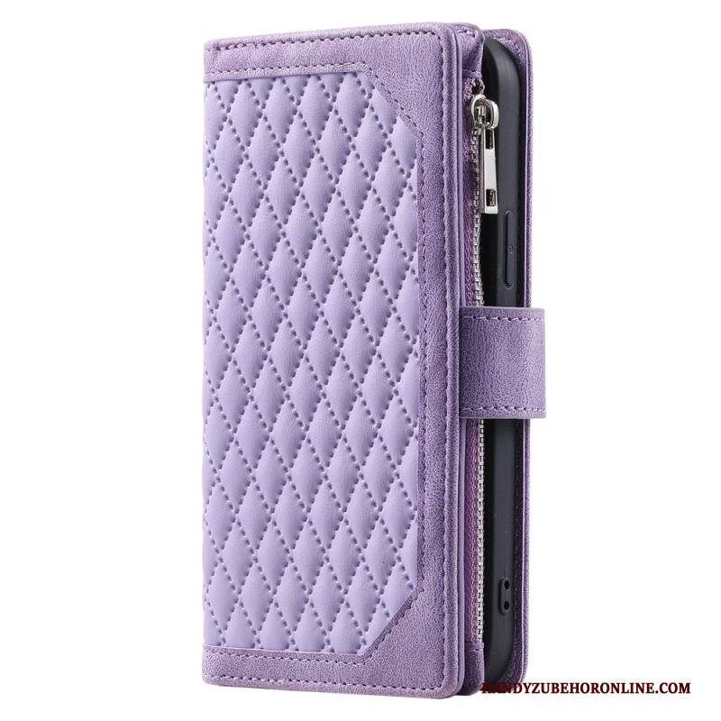 Lederhüllen Für Xiaomi Redmi Note 14 5g Gesteppte Geldbörse