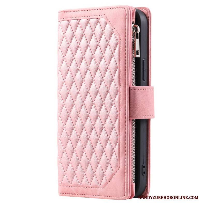 Lederhüllen Für Xiaomi Redmi Note 14 5g Gesteppte Geldbörse