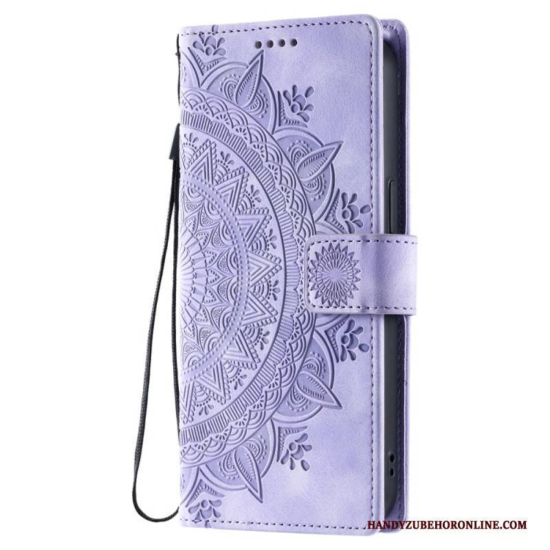 Lederhüllen Für Xiaomi Redmi Note 14 5g Mandala-wildleder-effekt