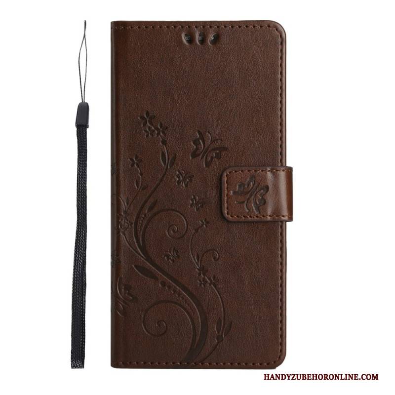 Lederhüllen Für Xiaomi Redmi Note 14 Pro 4g Florales Muster