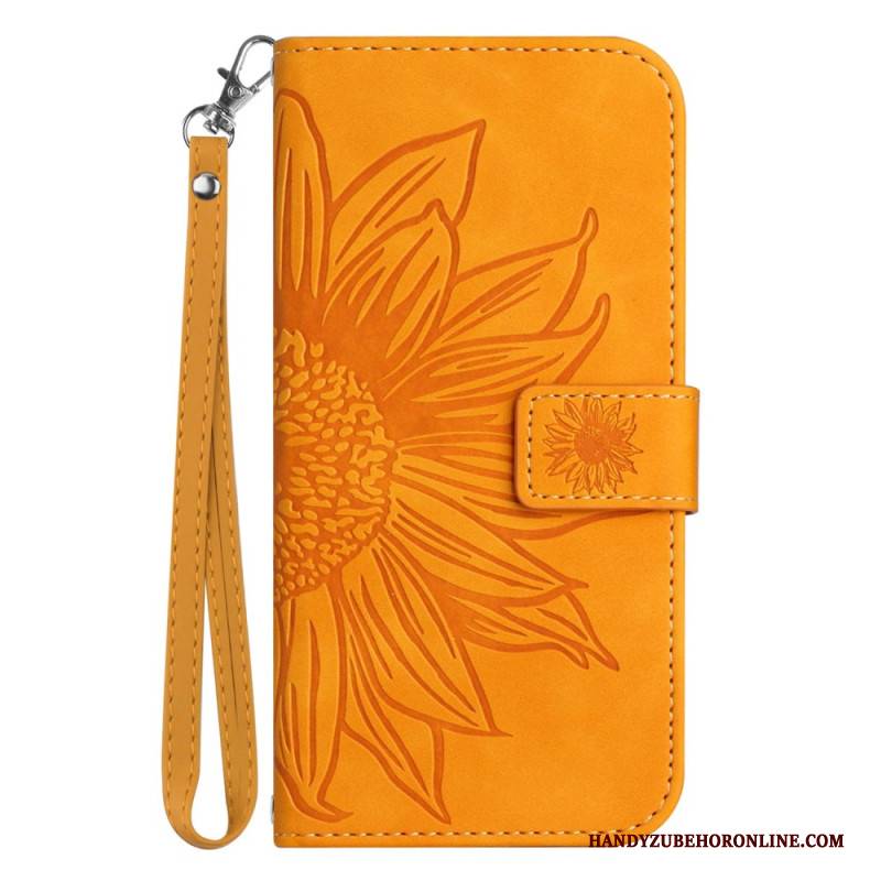 Lederhüllen Für Xiaomi Redmi Note 14 Pro 5g Sonnenblumenmuster