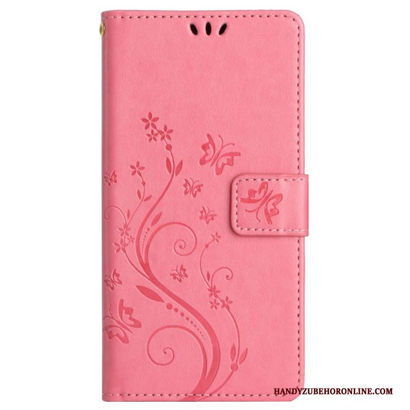 Lederhüllen Für Xiaomi Redmi Note 14 Pro Plus 5g Blumenmuster