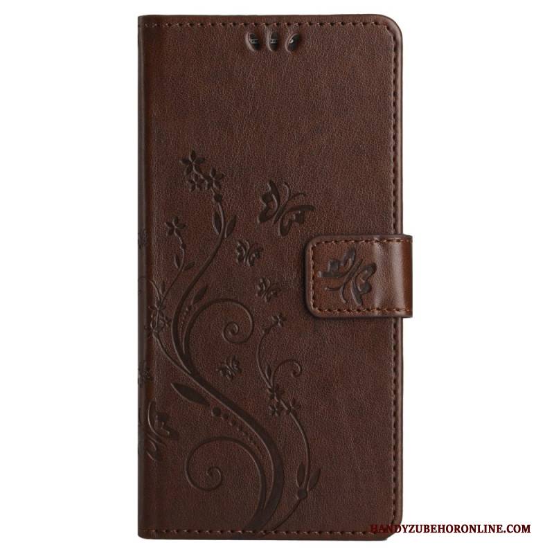 Lederhüllen Für Xiaomi Redmi Note 14 Pro Plus 5g Blumenmuster