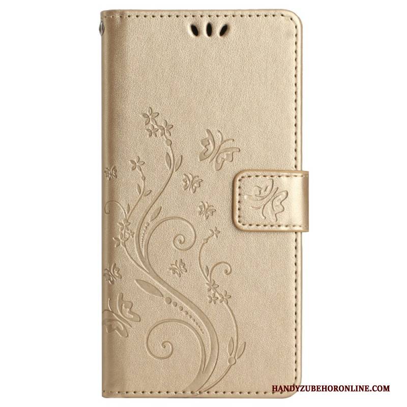 Lederhüllen Für Xiaomi Redmi Note 14 Pro Plus 5g Blumenmuster