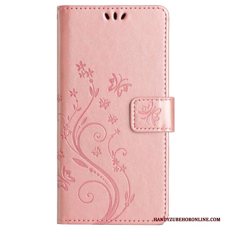 Lederhüllen Für Xiaomi Redmi Note 14 Pro Plus 5g Blumenmuster