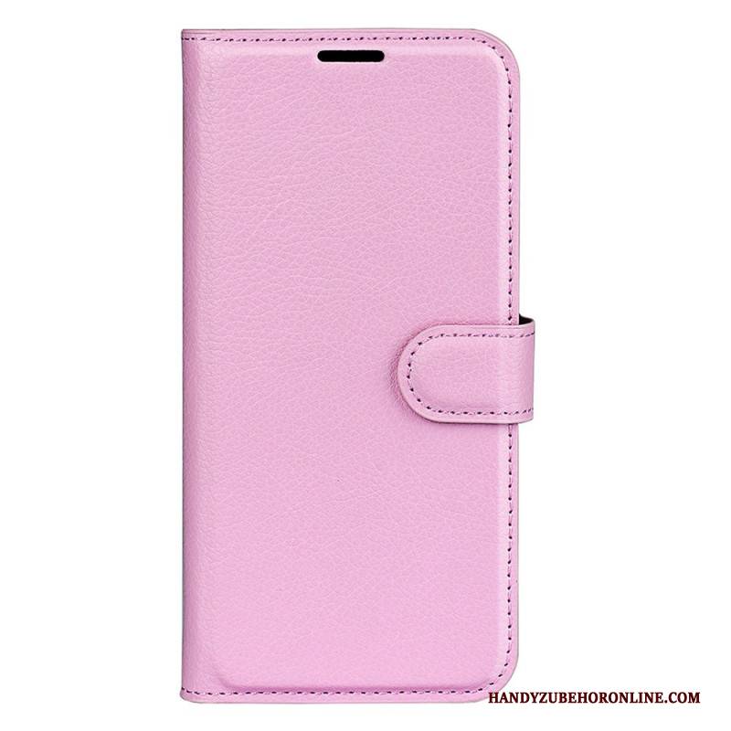 Lederhüllen Für Xiaomi Redmi Note 14 Pro Plus 5g Klassisches Litschi-kunstleder