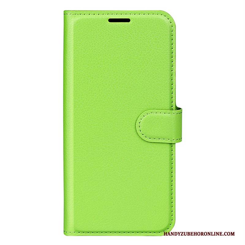 Lederhüllen Für Xiaomi Redmi Note 14 Pro Plus 5g Klassisches Litschi-kunstleder