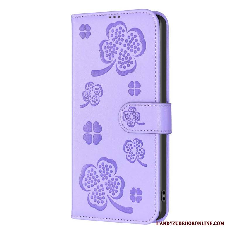 Lederhüllen Für Xiaomi Redmi Note 14 Pro Plus 5g Kleeblätter