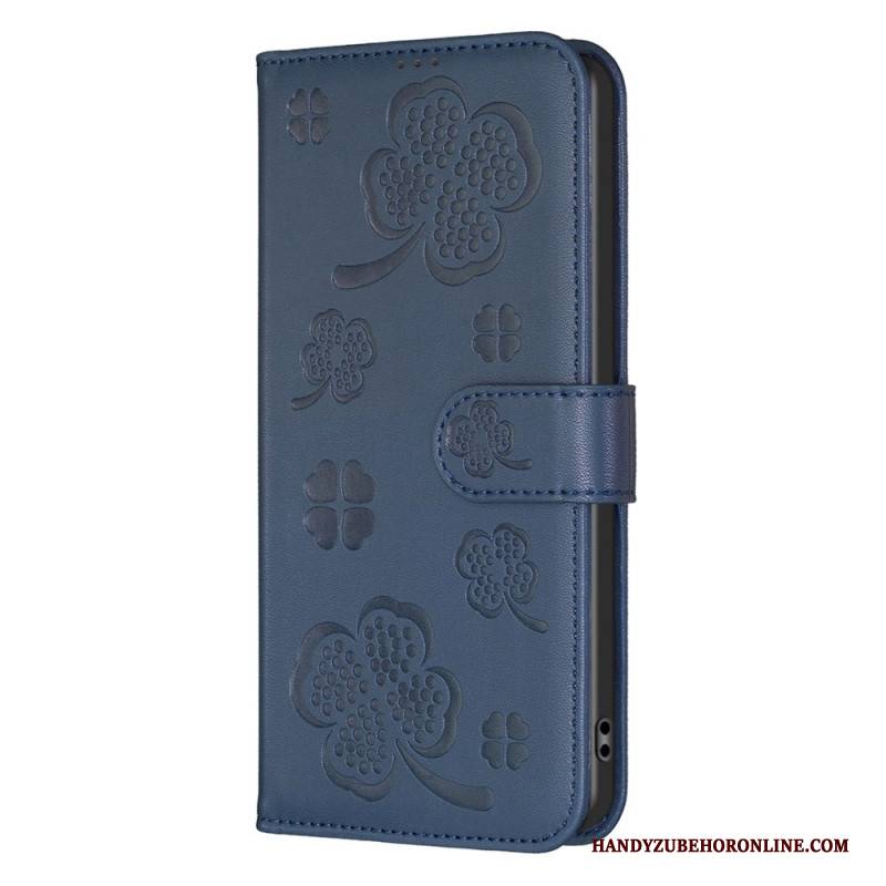 Lederhüllen Für Xiaomi Redmi Note 14 Pro Plus 5g Kleeblätter
