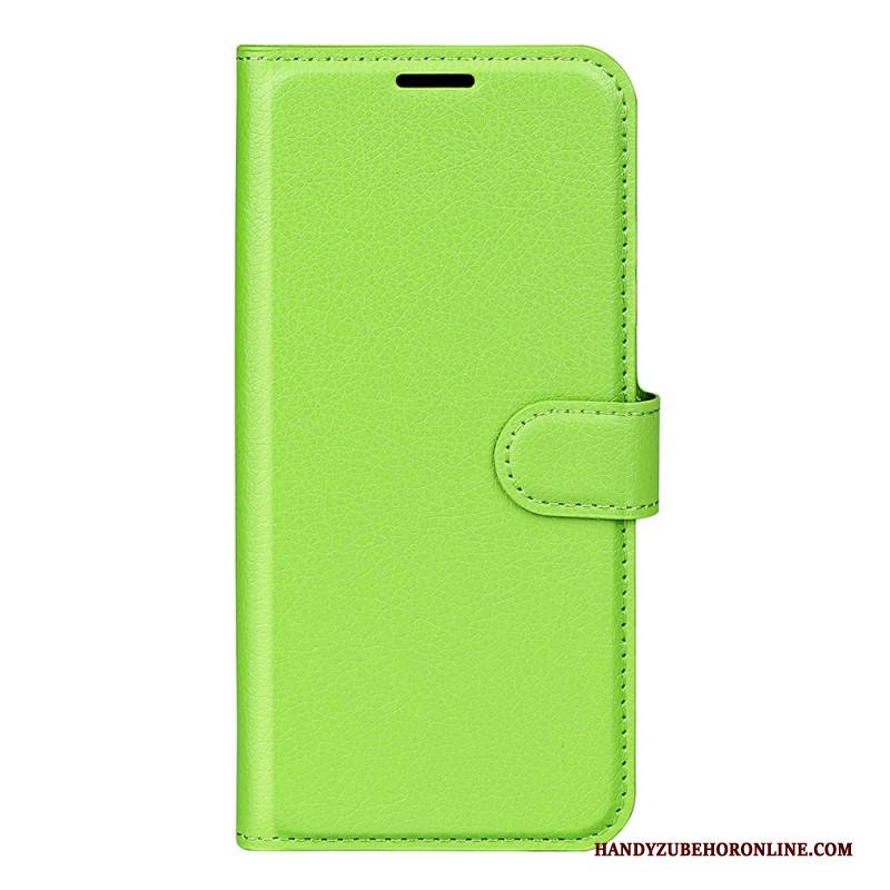 Lederhüllen Für Xiaomi Redmi Note 14s Klassisches Litschi-kunstleder