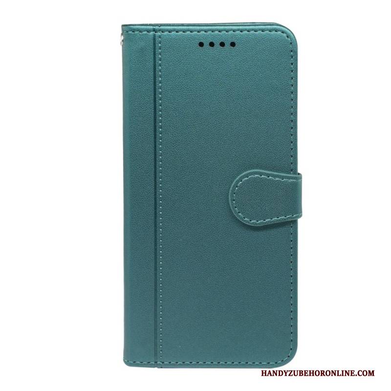 Lederhüllen Für Xiaomi Redmi Note 14s Riemenbesatz