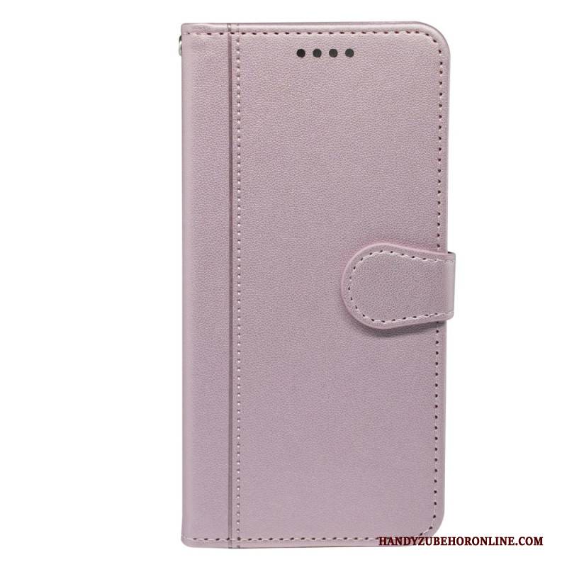 Lederhüllen Für Xiaomi Redmi Note 14s Riemenbesatz