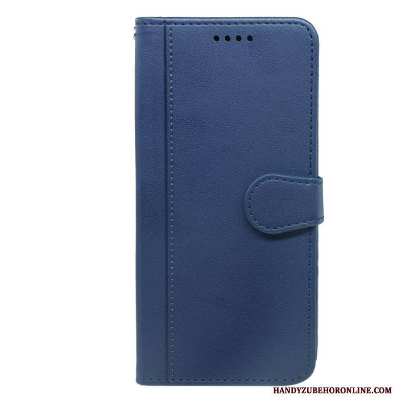 Lederhüllen Für Xiaomi Redmi Note 14s Riemenbesatz