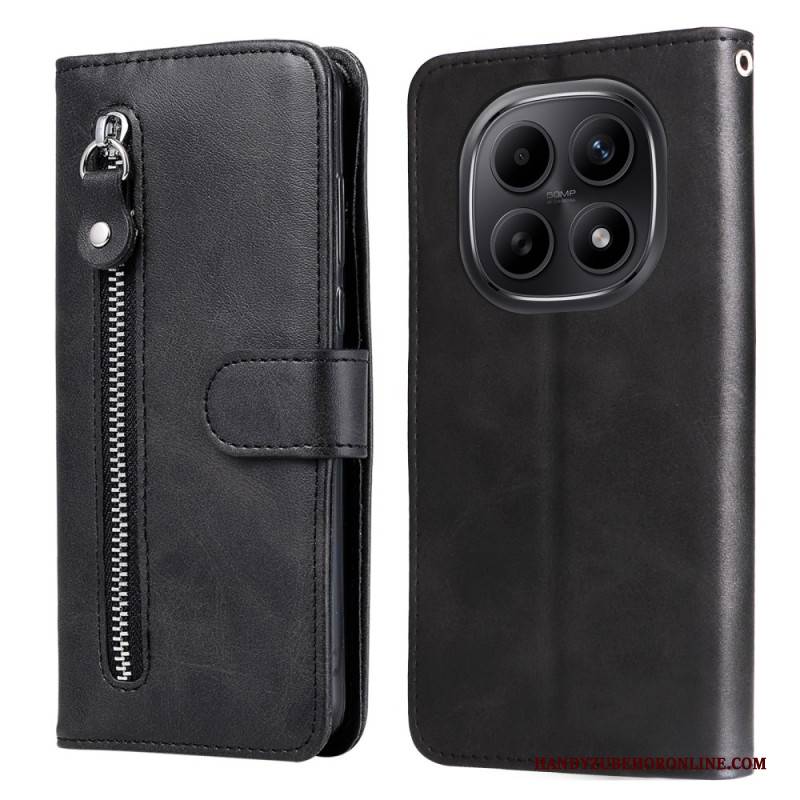 Lederhüllen Für Xiaomi Redmi Note 15 5g Reißverschlusstasche