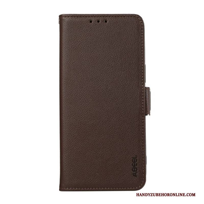 Lederhüllen Für Xiaomi Redmi Note 15 5g Rfid-schutz Abeel-leder