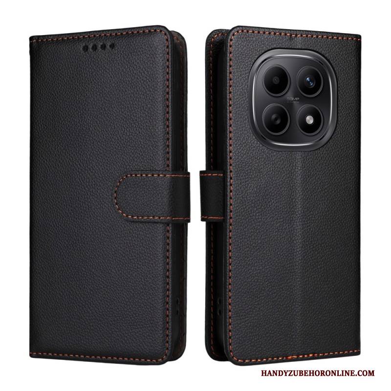 Lederhüllen Für Xiaomi Redmi Note 15 5g Rfid-schutz Und Tragegurt
