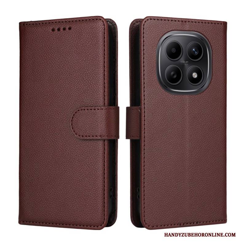 Lederhüllen Für Xiaomi Redmi Note 15 5g Rfid-schutz Und Tragegurt