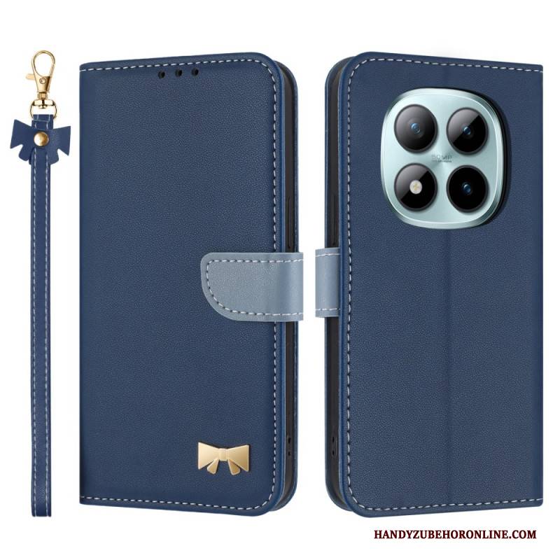 Lederhüllen Für Xiaomi Redmi Note 15 Pro Plus 5g Dekorative Schleife