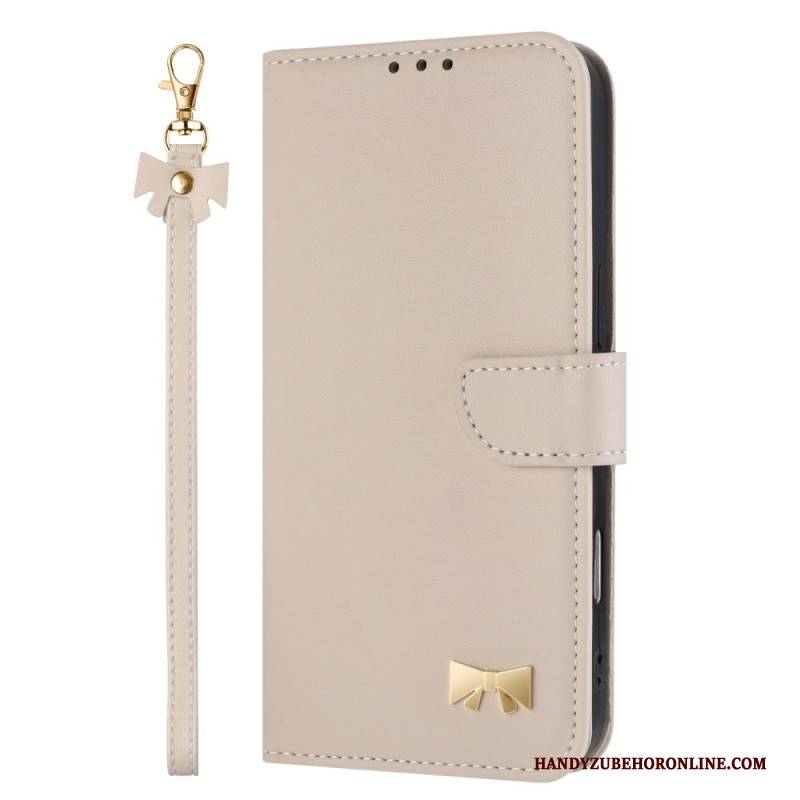 Lederhüllen Für Xiaomi Redmi Note 15 Pro Plus 5g Dekorative Schleife