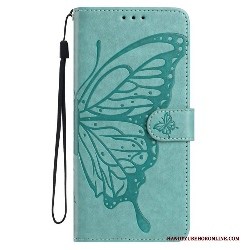 Lederhüllen Für Xiaomi Redmi Note 15 Pro Plus 5g Stilvoller Schmetterling