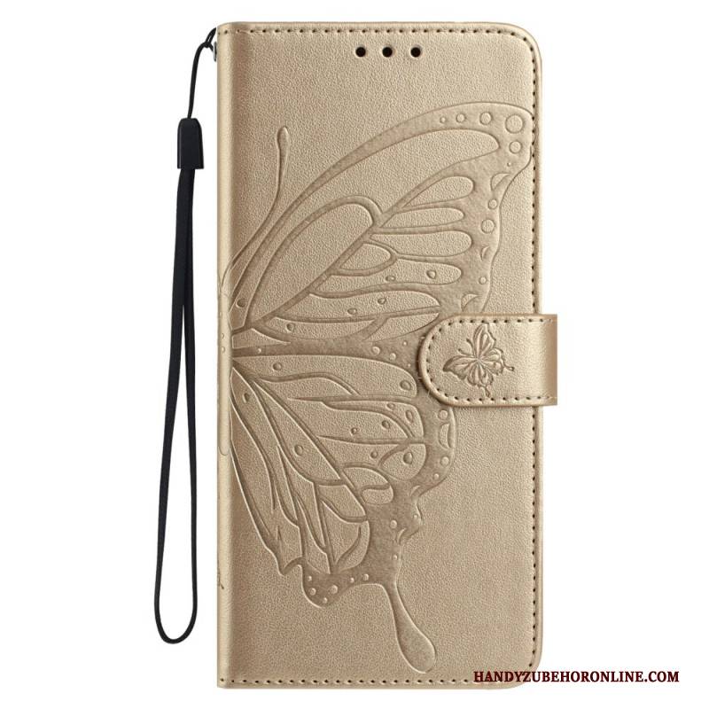 Lederhüllen Für Xiaomi Redmi Note 15 Pro Plus 5g Stilvoller Schmetterling