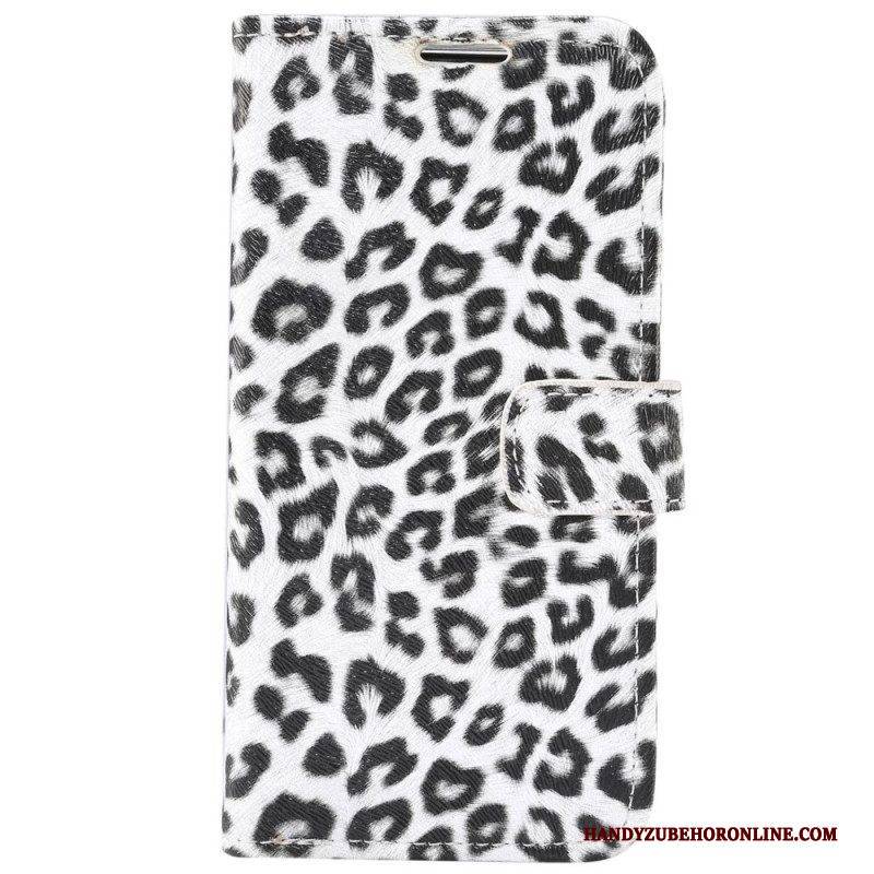 Lederhüllen Für iPhone 14 Leopard