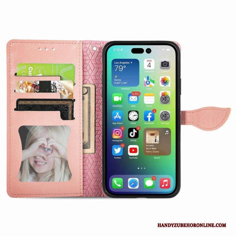 Lederhüllen Für iPhone 14 Plus Stammesblätter
