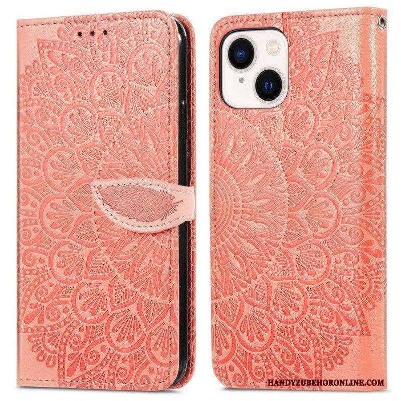 Lederhüllen Für iPhone 14 Plus Stammesblätter