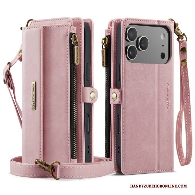 Lederhüllen Für iPhone 17 Pro Max Caseme Geldbörse