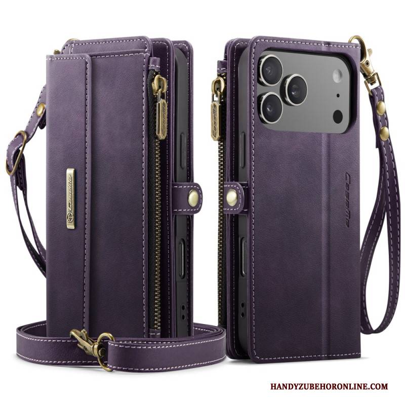 Lederhüllen Für iPhone 17 Pro Max Caseme Geldbörse