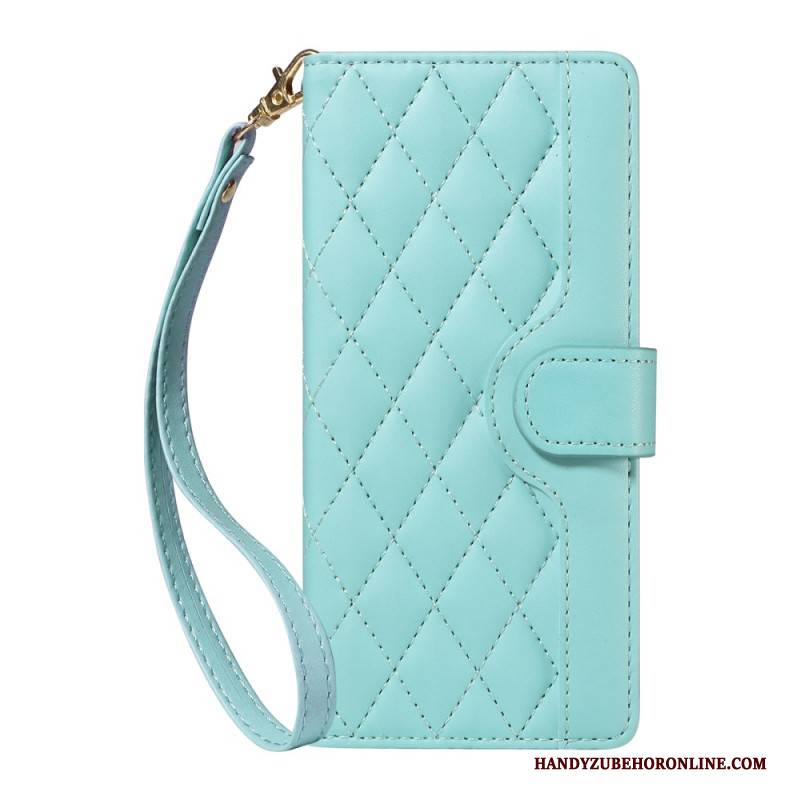 Lederhüllen Für iPhone Air Gesteppt Mit Riemen Und Schultergurt