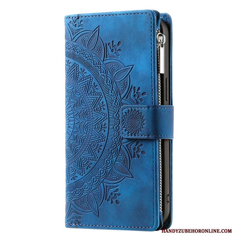 Lederhüllen Google Pixel 10 / 10 Pro Handyhülle Mandala-geldbörse In Wildlederoptik