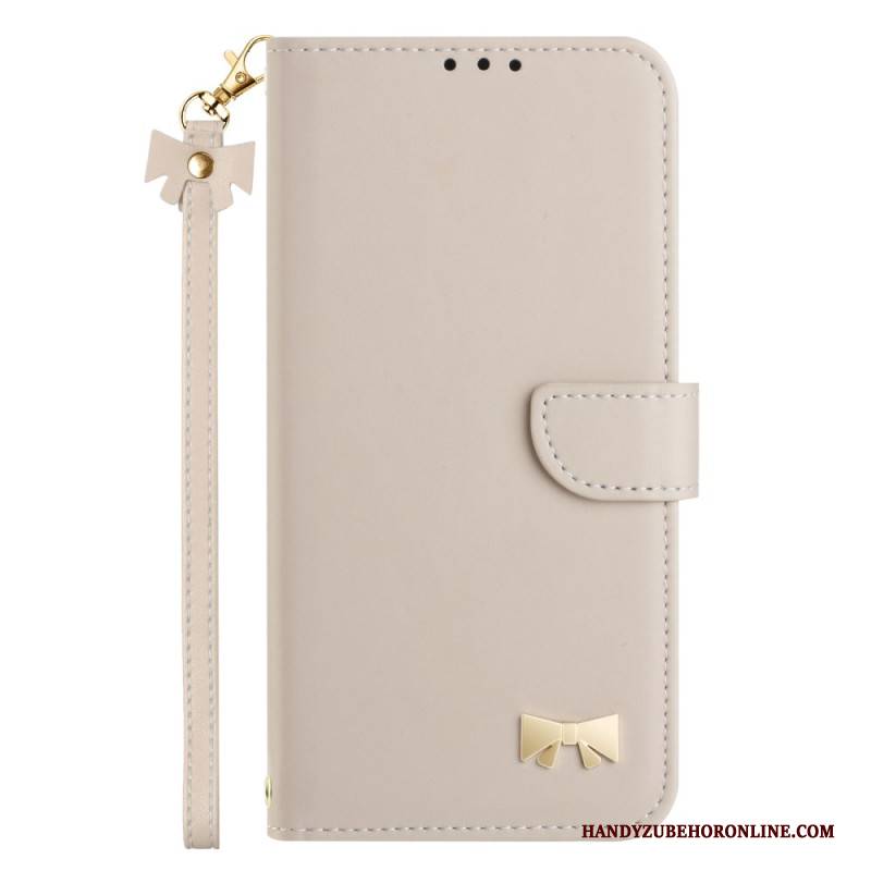 Lederhüllen Google Pixel 10 / 10 Pro Handyhülle Zweifarbig Mit Lanyard