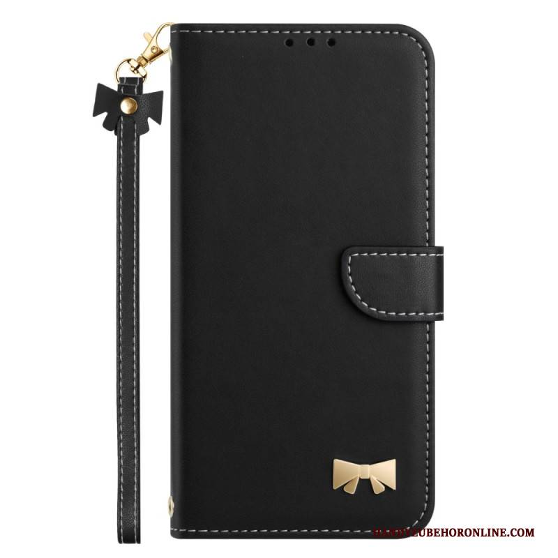 Lederhüllen Google Pixel 10 Pro Xl Handyhülle Fliege Mit Lanyard