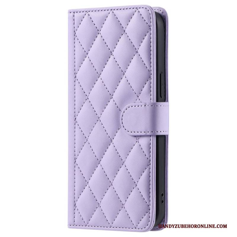 Lederhüllen Google Pixel 10 Pro Xl Handyhülle Gestepptes Design Mit Riemen Und Schultergurt