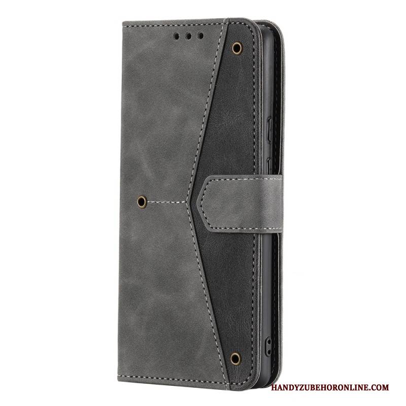 Lederhüllen Google Pixel 10 Pro Xl Handyhülle Zweifarbig Mit Riemen