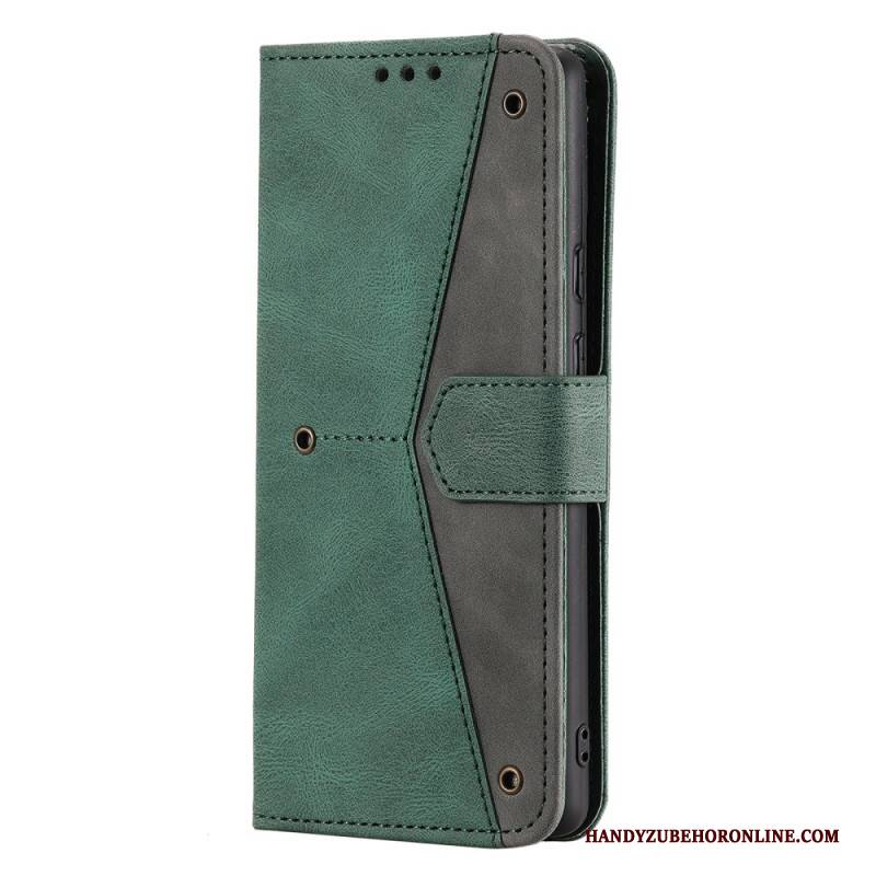 Lederhüllen Google Pixel 10 Pro Xl Handyhülle Zweifarbig Mit Riemen