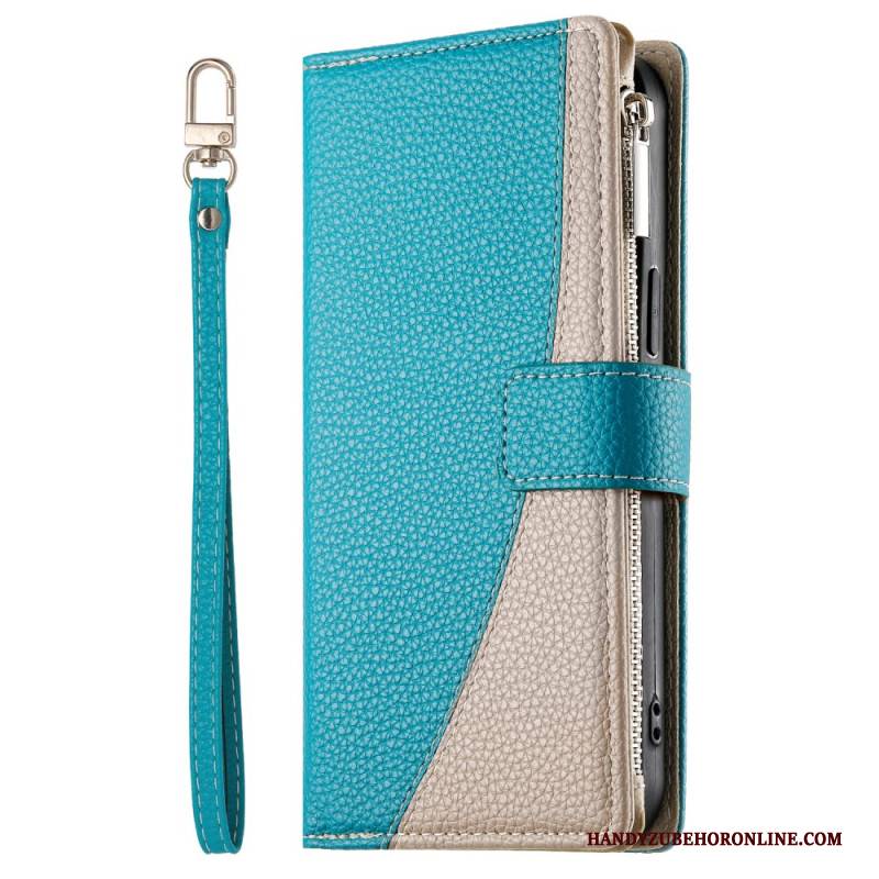 Lederhüllen Google Pixel 10 Pro Xl Handyhülle Zweifarbige Geldbörse